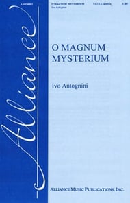 O Magnum Mysterium SATB choral sheet music cover Thumbnail